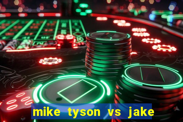 mike tyson vs jake paul assistir online